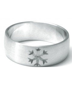 Bague  3 cristaux de neige