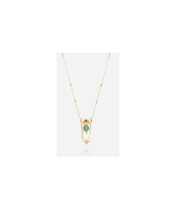 collier ZAG pierre talisman