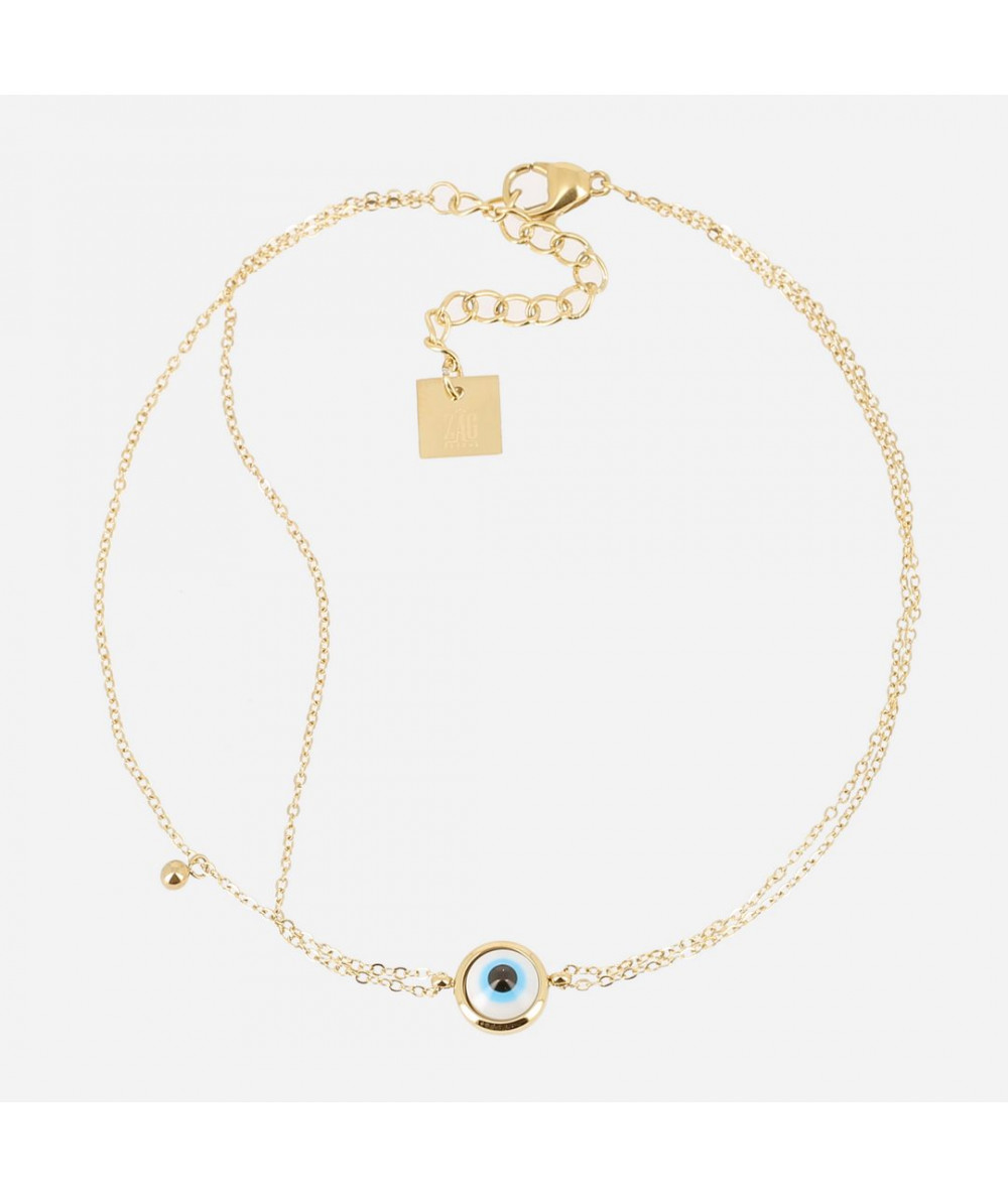 Le NAZAR signifie l’œil en turc et ce bijou talisman vous protégera des énergies négatives. chaine de cheville avec oeuil