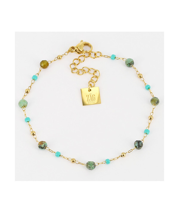 Ce bracelet est une pièce incontournable qui se mélange très facilement avec d'autres pièces de nos collections.