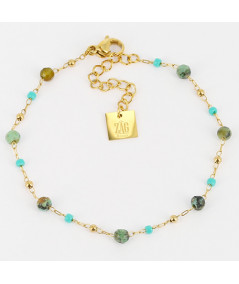 Ce bracelet est une pièce incontournable qui se mélange très facilement avec d'autres pièces de nos collections.