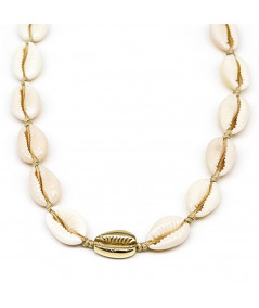 coquillage naturel pour ce collier de la marque ZAG vendu par Joly-Pottuz Megève
