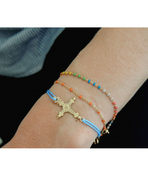 Croix de Savoie en bracelet joly-pottuz bijoutier Megève