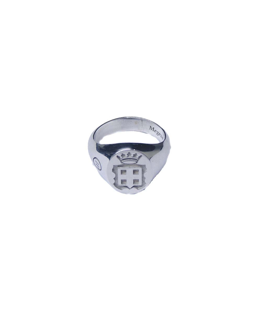 Bague Chevalière Argent - Taille 56 - Modèle Lauburu Basque - Occasion
