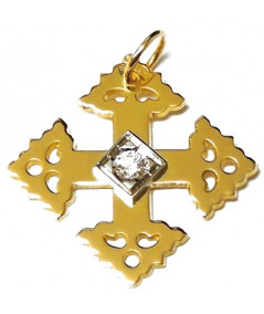 croix de Megève or et Diamant joly-pottuz joaillier