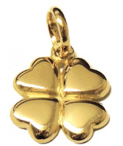 pendentif trèfle en or bijouterie Joly-pottuz Megève