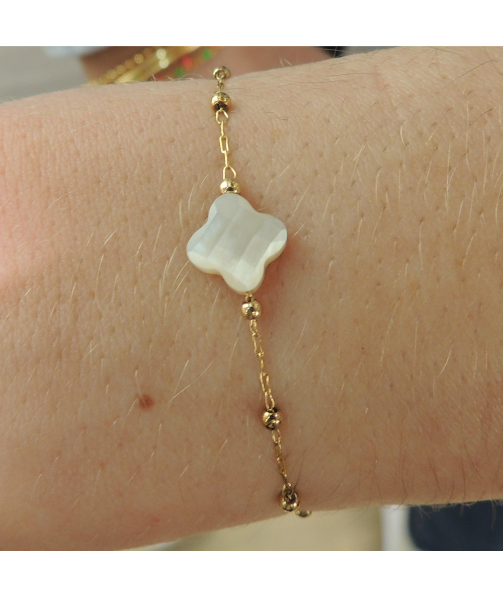 Bracelet jonc ZAG Acier doré réglable SBJ7835-01UNI