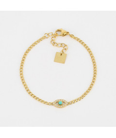 Bracelet Olga de Zag en acier doré //Joly-PottuzMegève