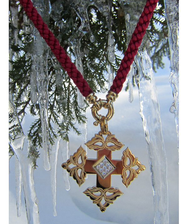 CROIX DE MEGEVE DIAMANTS