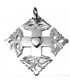 Croix-Megève-coeur-savoyard-or blanc 750-joly-pottuz