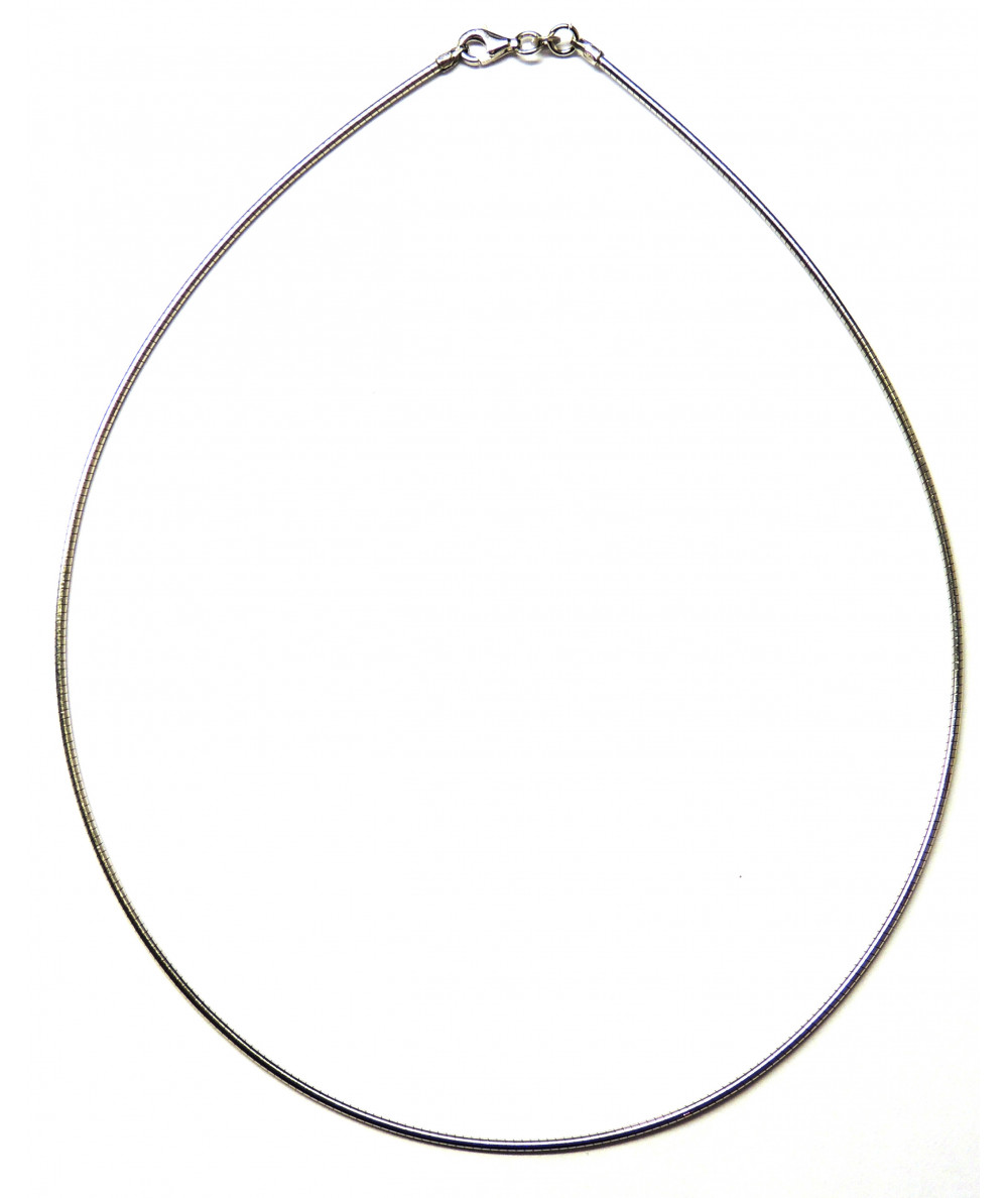 Collier cercle Omega en argent 925Joly-Pottuz Megève