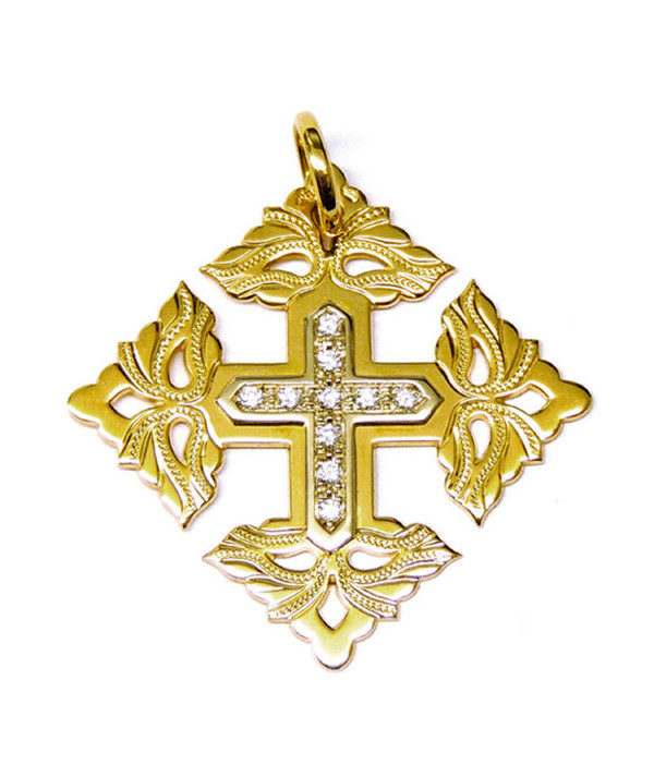 Croix -Megève-Royale-Diamant-Or