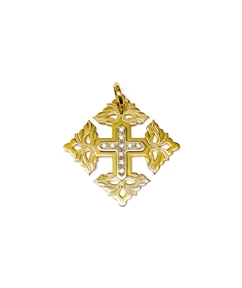 Croix -Megève-Royale-Diamant-Or