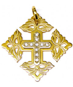 Croix -Megève-Royale-Diamant-Or