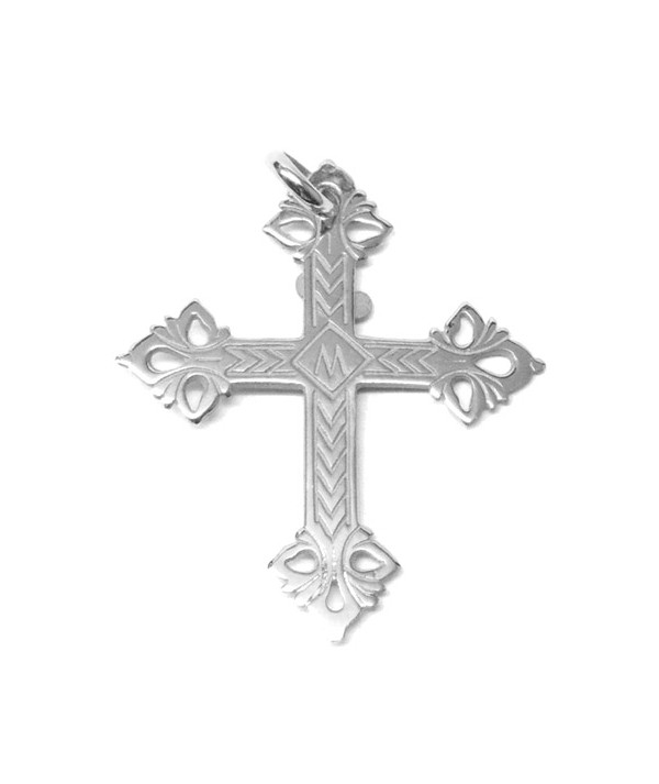 Croix de Megève 3cm avec Christ Or ou Argent