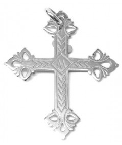 Croix de Megève 3cm avec Christ Or ou Argent