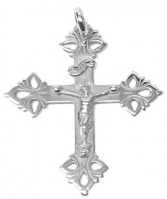 Croix de Megève 3cm avec Christ Or ou Argent joly-Pottuz Megeve