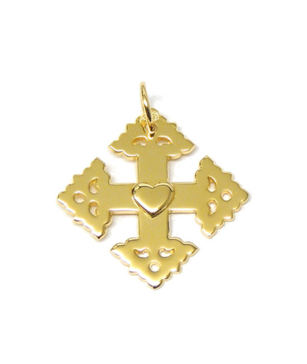 Croix de Megève coeur 2cm joly-pottuz
