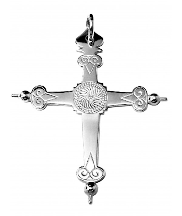 Croix de Savoie argent Joly-pottuz bijoutier Megève  6cm