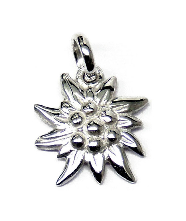 Pendentif Edelweiss en or 750 ou argent 925