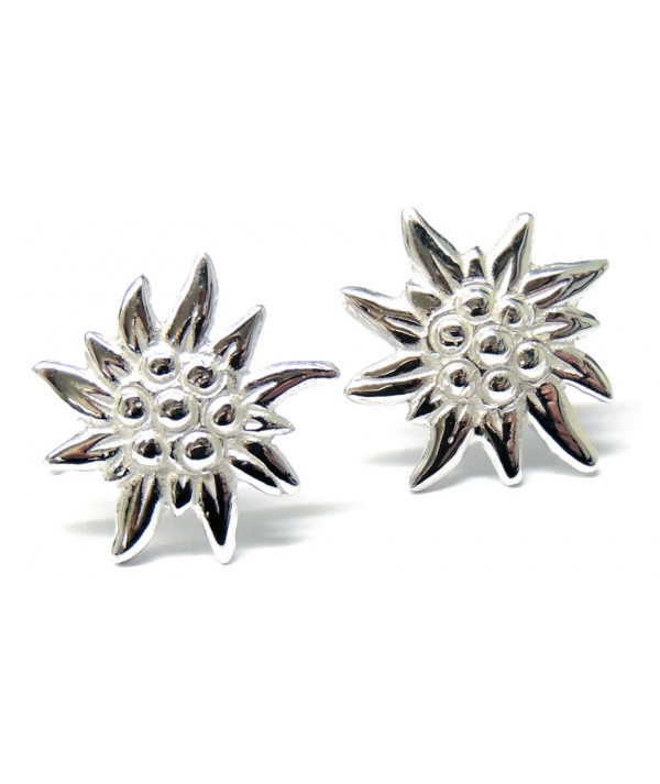 Pendentif mini Edelweiss 1,5 cm en or jaune 750 joly-pottuz Megeve - Copie
