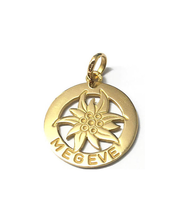 pendentif charme de Megève edelweiss bijouterie JOLY-POTTUZ megève