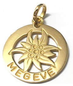 pendentif charme de Megève edelweiss bijouterie JOLY-POTTUZ megève