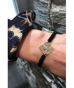 croix de Megève bracelet avec diamant bijouterie joly-pottuz