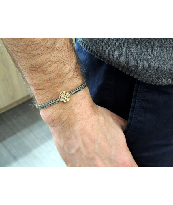 Bracelet  médaille jeton pour lui bijouterie Joly-Pottuz Megève