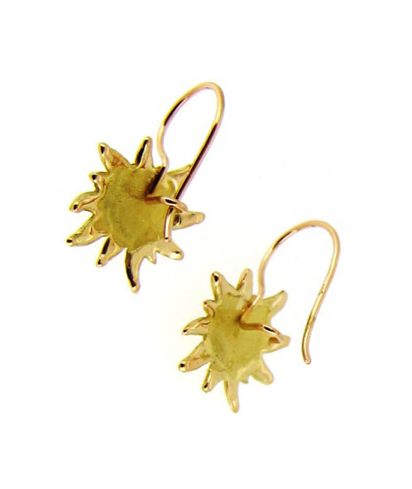 boucles d'oreilles edelweiss modèle dormeuses en or 750/000 Joly-Pottuz//Megève//