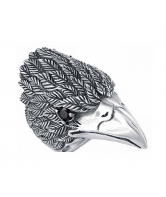 BAGUE EN ARGENT MOTIF AIGLE