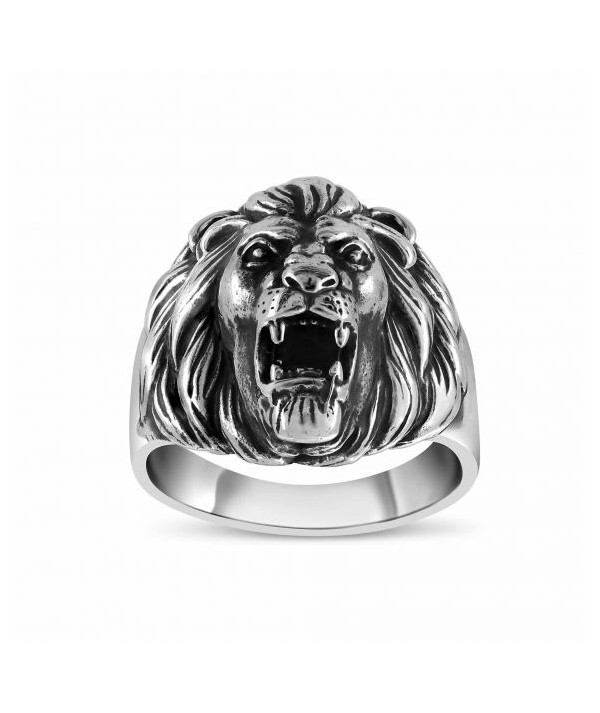 BAGUE LION EN ARGENT925