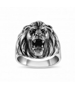 BAGUE LION EN ARGENT925