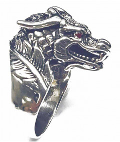 bague homme tête de dragon joly-pottuz bijoutier Megève