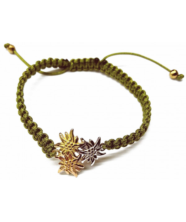 bracelet 3 edelweiss bijouterie Joly-pottuz Megève