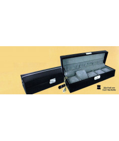 COFFRET CUIR POUR 5 MONTRES