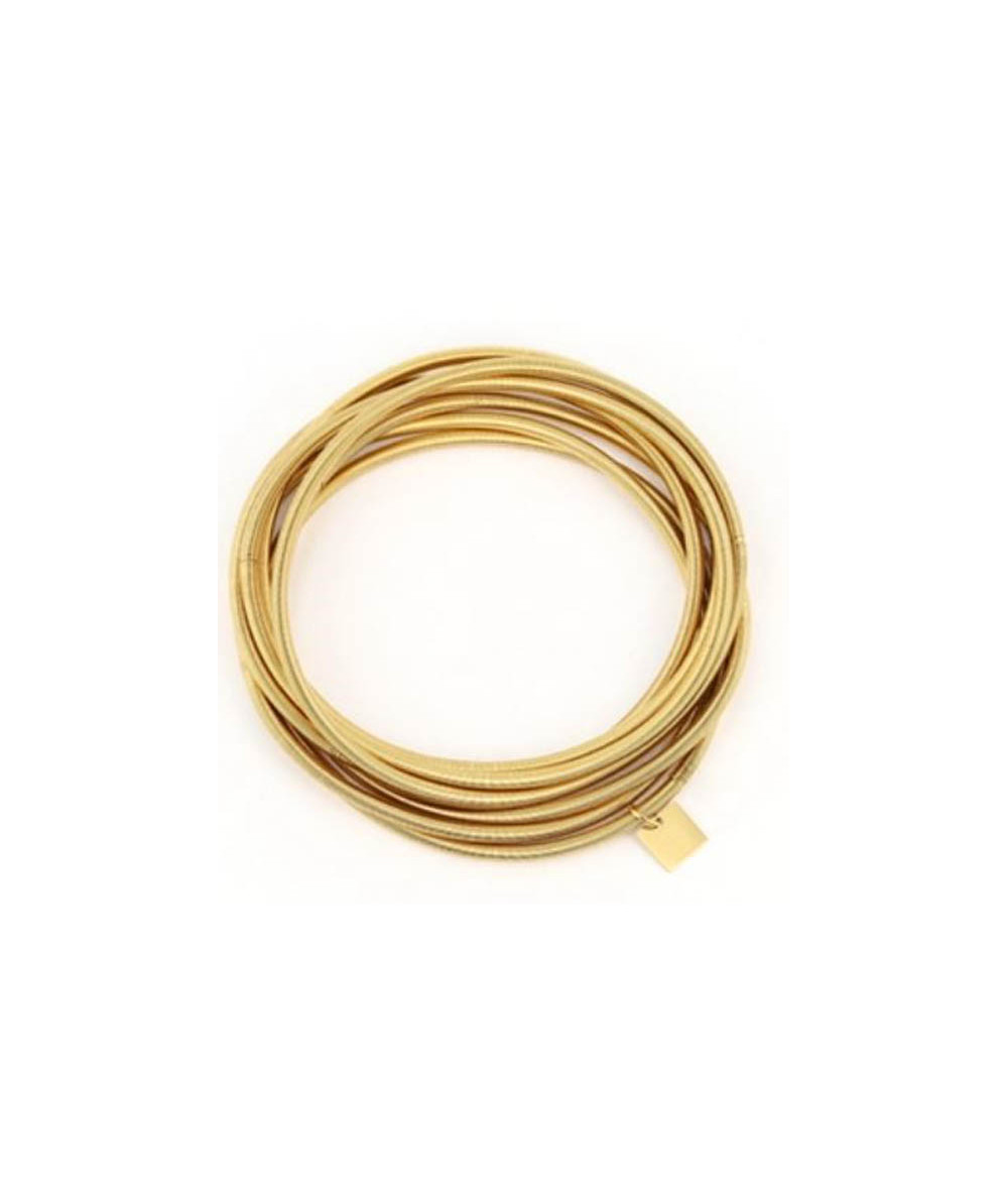 Bracelet semainier en acier doré or fin modèle pizarro de ZAG