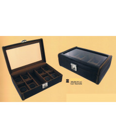 COFFRET CUIR POUR 8 MONTRES