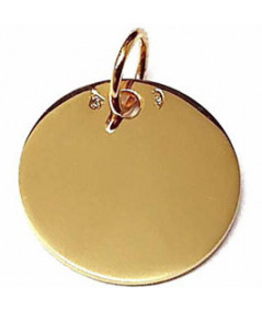 Médaille de naissance personnalisable Or 750