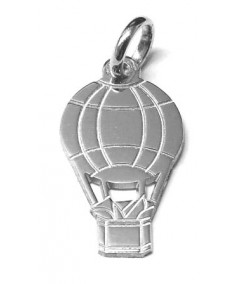 pendentif en or blanc 750 motif mongolfière Joly-Pottuz Megève